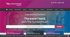 Desktop Screenshot of irwinmitchell.com